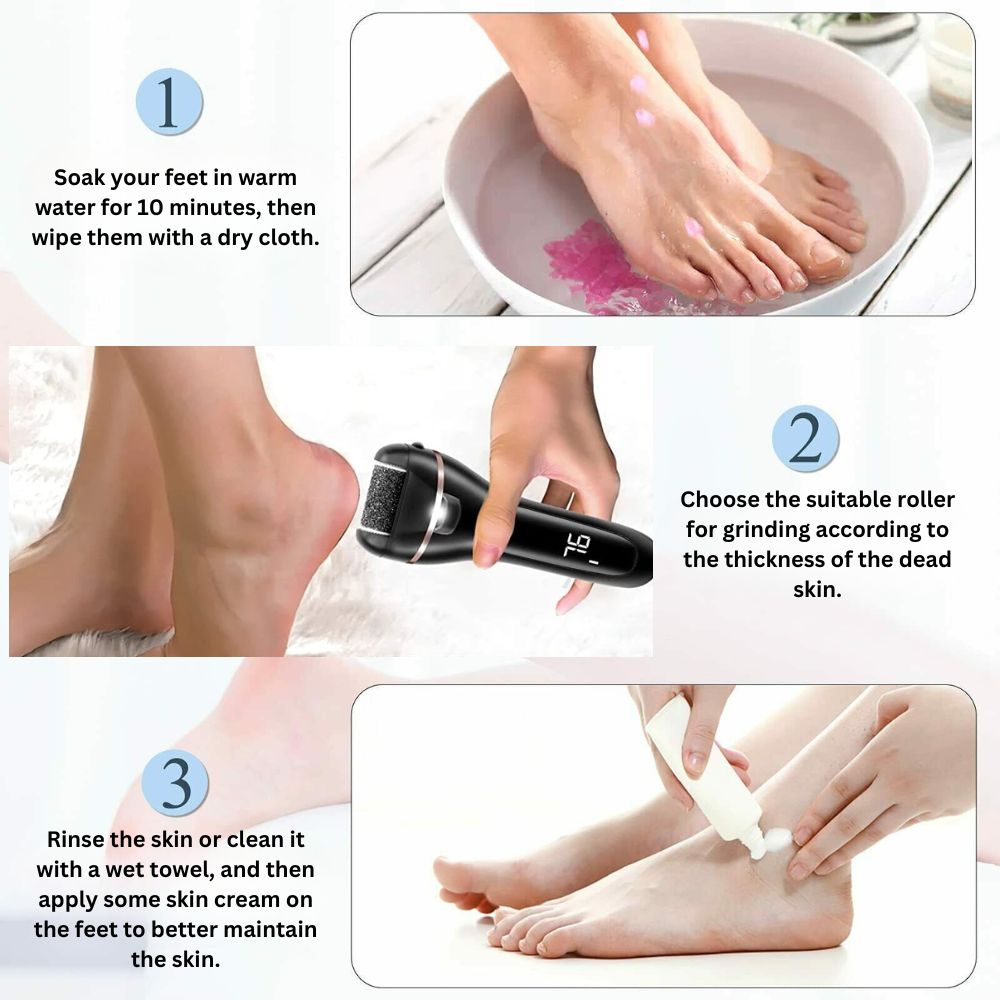 Electric Care Pedicure Foot File Hard Dead Remover Foot Grinder Skin Callus
