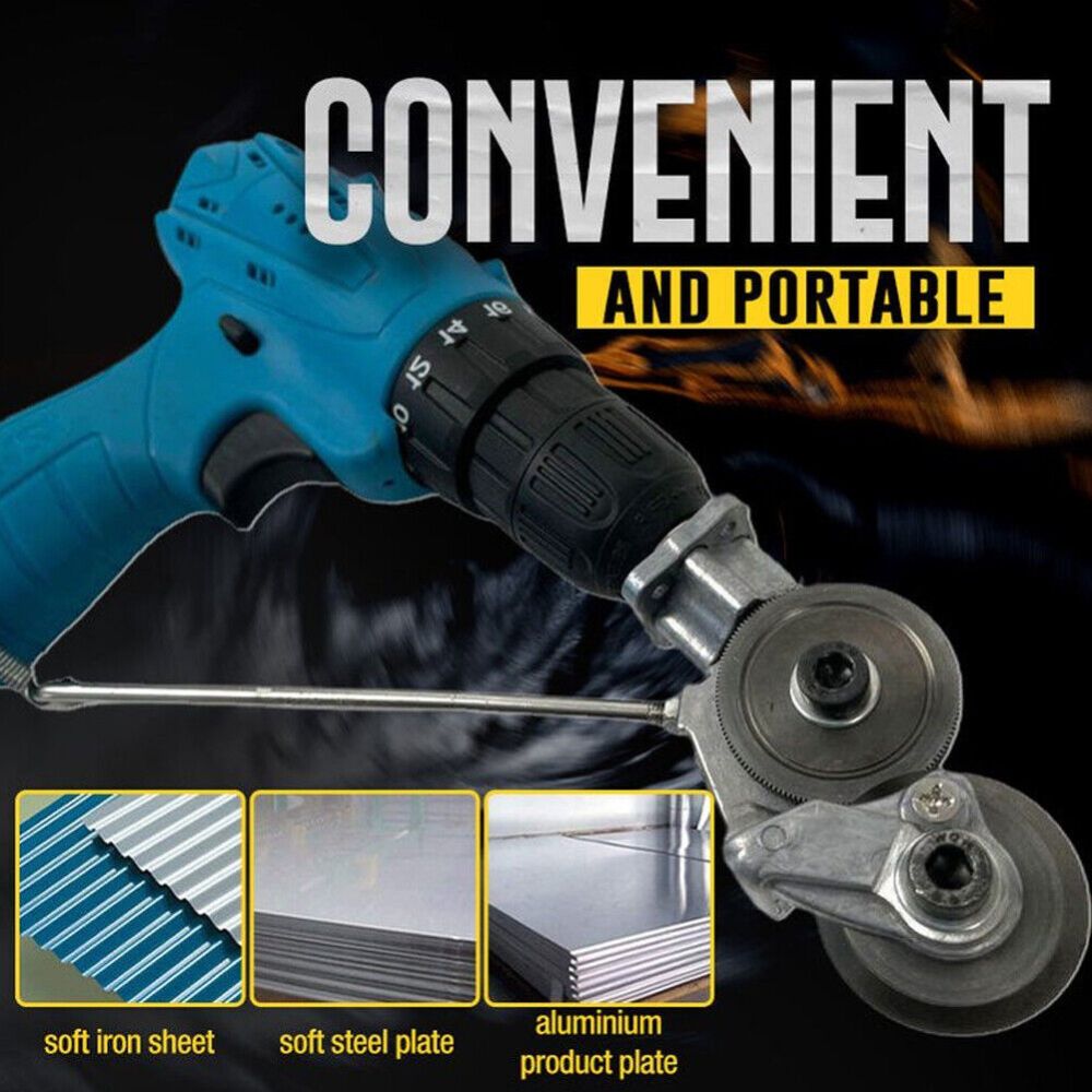 Electric Drill Plate Sheet Cutter Metal Nibbler Precise Cutting Sheet