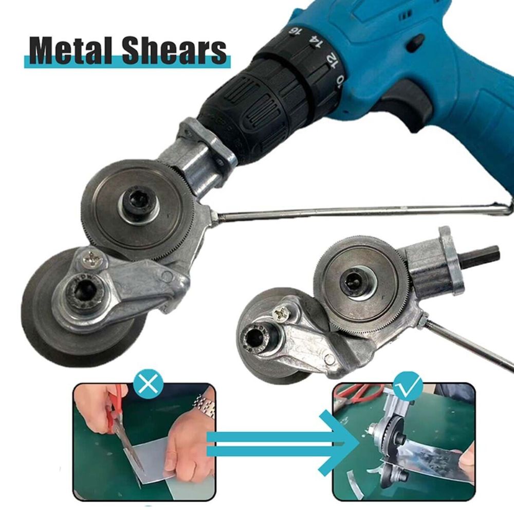 Electric Drill Plate Sheet Cutter Metal Nibbler Precise Cutting Sheet