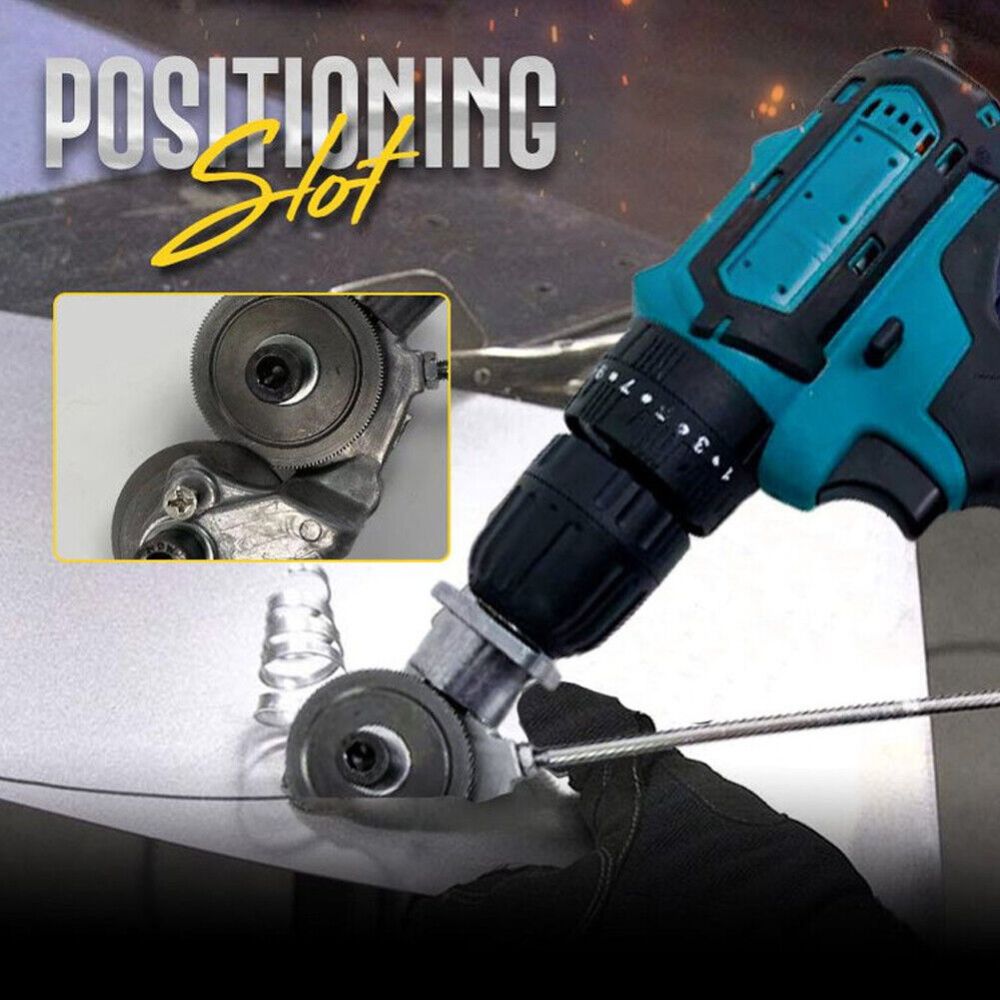 Electric Drill Plate Sheet Cutter Metal Nibbler Precise Cutting Sheet