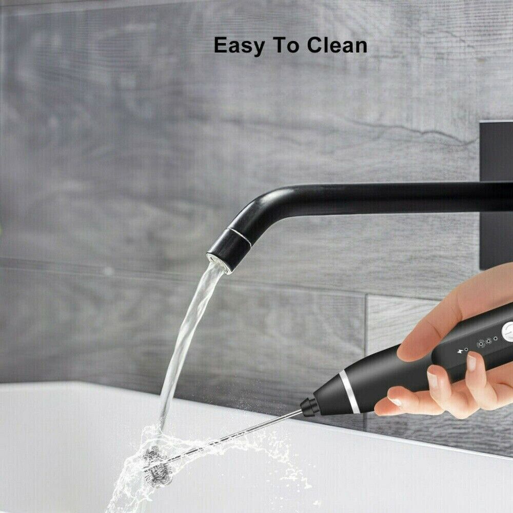 Electric Egg Beater Milk Coffee Frother USB Rechargeable Drink Foamer Mixer Tool