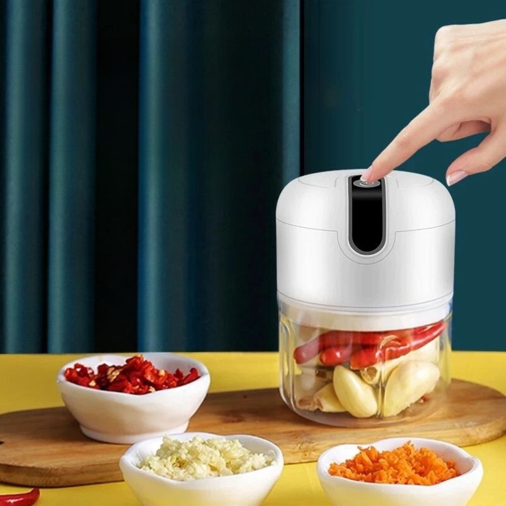 Electric Garlic Chopper HIGH POWER Crusher Food Vegetable Mincer Grinder Blender