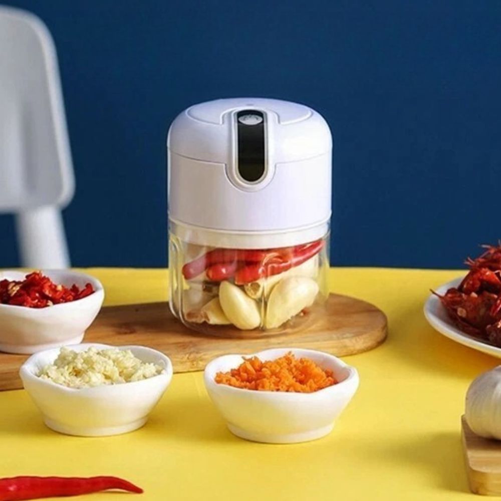 Electric Garlic Chopper HIGH POWER Crusher Food Vegetable Mincer Grinder Blender