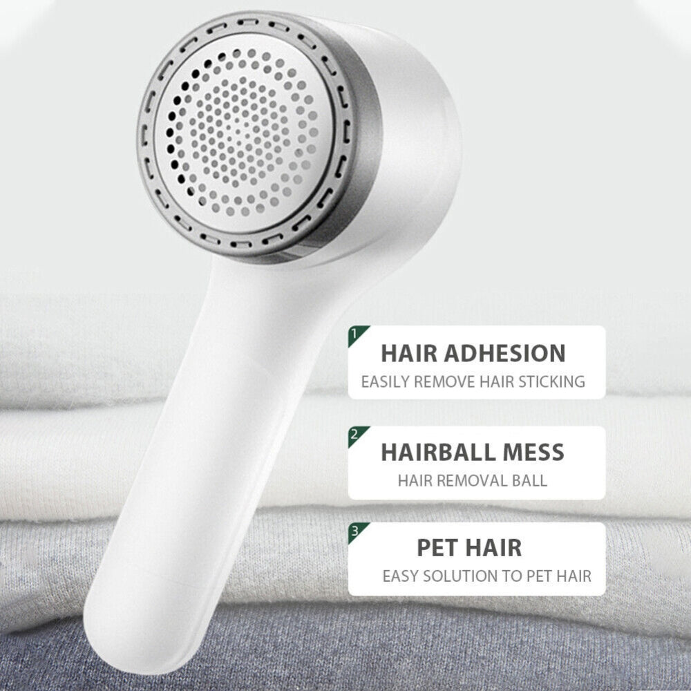 Electric Lint Remover Fuzz Pilling Fluff Clothes Ball Rechargeable Fabric Shaver