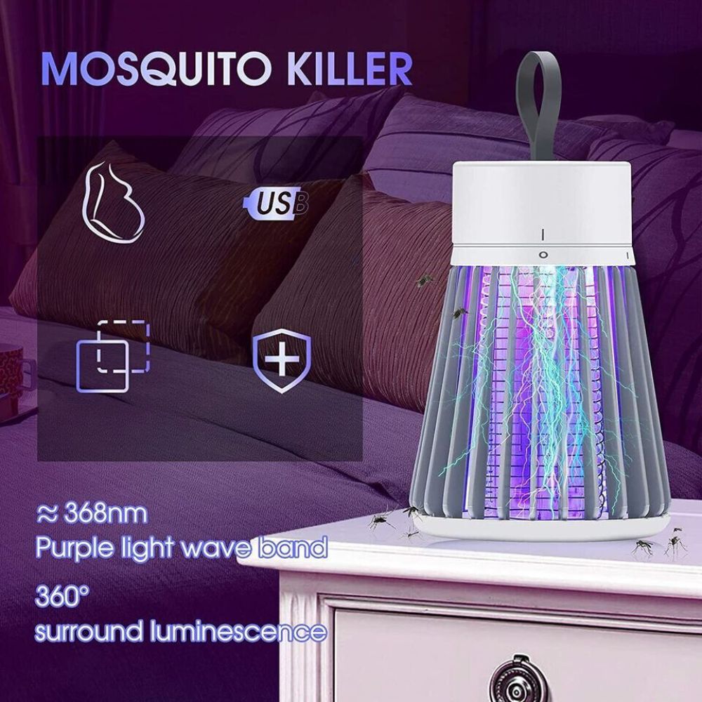 Electric Mosquito Killer Lamp Insect Fly Bug Catcher Zapper Trap LED UV Mozzie