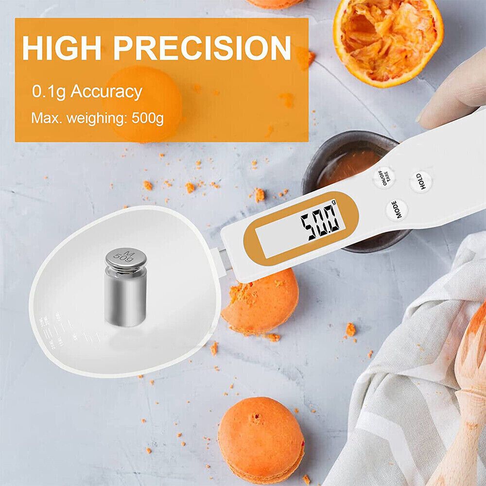Electronic Digital Food Scale Measuring Spoon LCD Spice Weight Kitchen Tool
