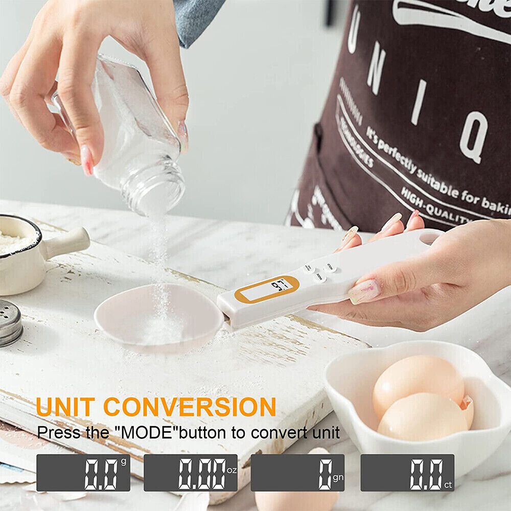 Electronic Digital Food Scale Measuring Spoon LCD Spice Weight Kitchen Tool