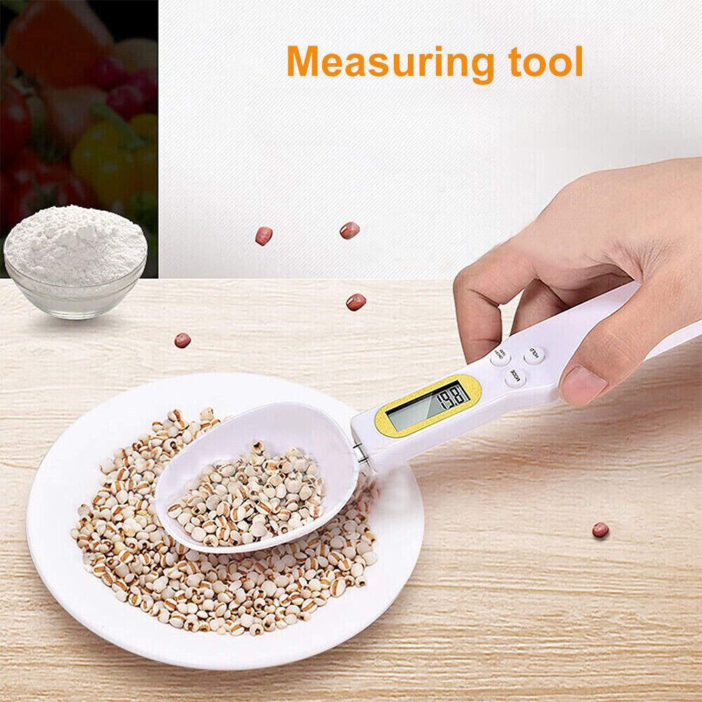 Electronic Digital Food Scale Measuring Spoon LCD Spice Weight Kitchen Tool