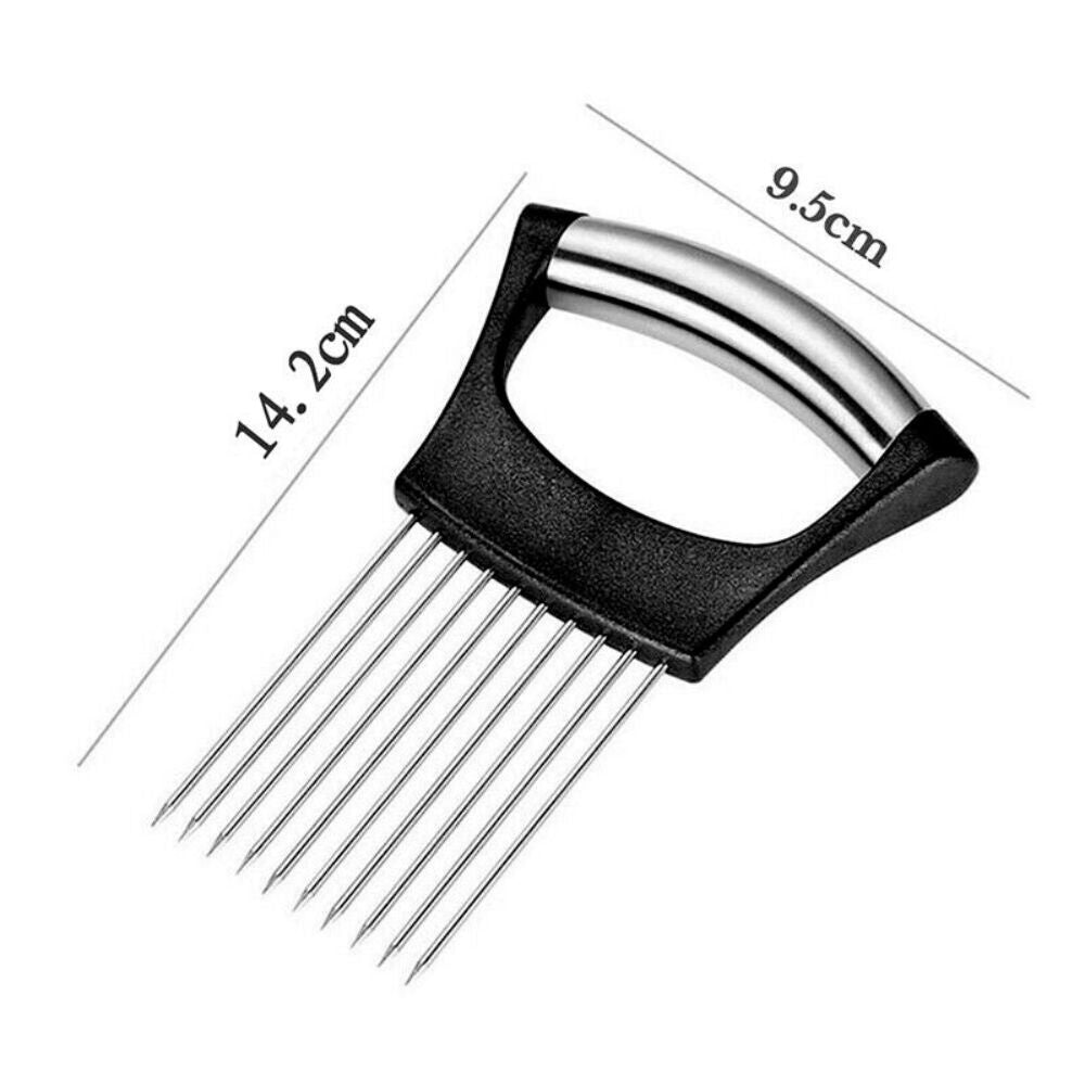 Food Slicer Assistant Onion Holder Tool Cutter Fish Meat Potato Vegetable