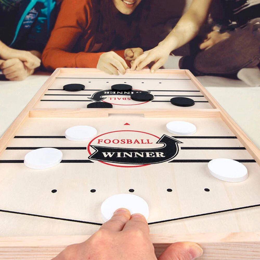 Foosball Board Game Slingshot Board Games For Adult, Super Winner Sling Puck