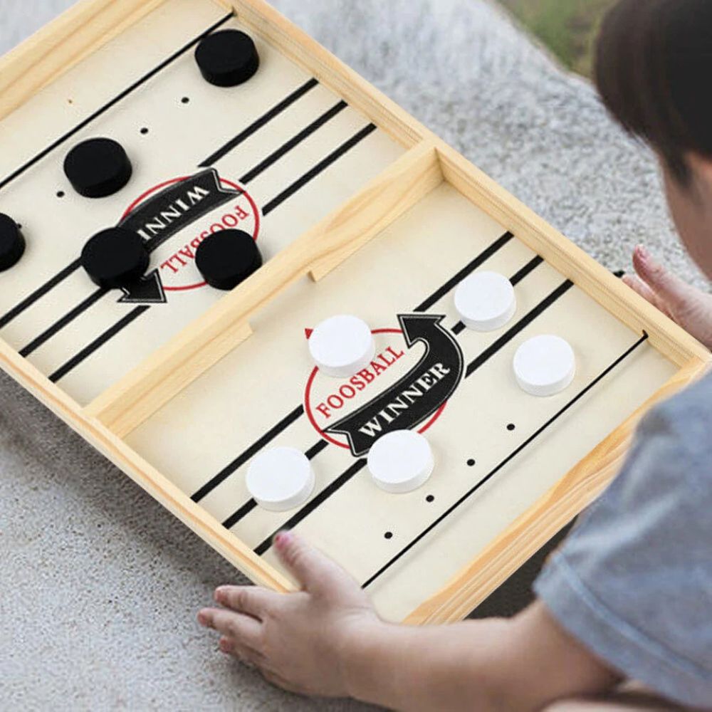 Foosball Board Game Slingshot Board Games For Adult, Super Winner Sling Puck