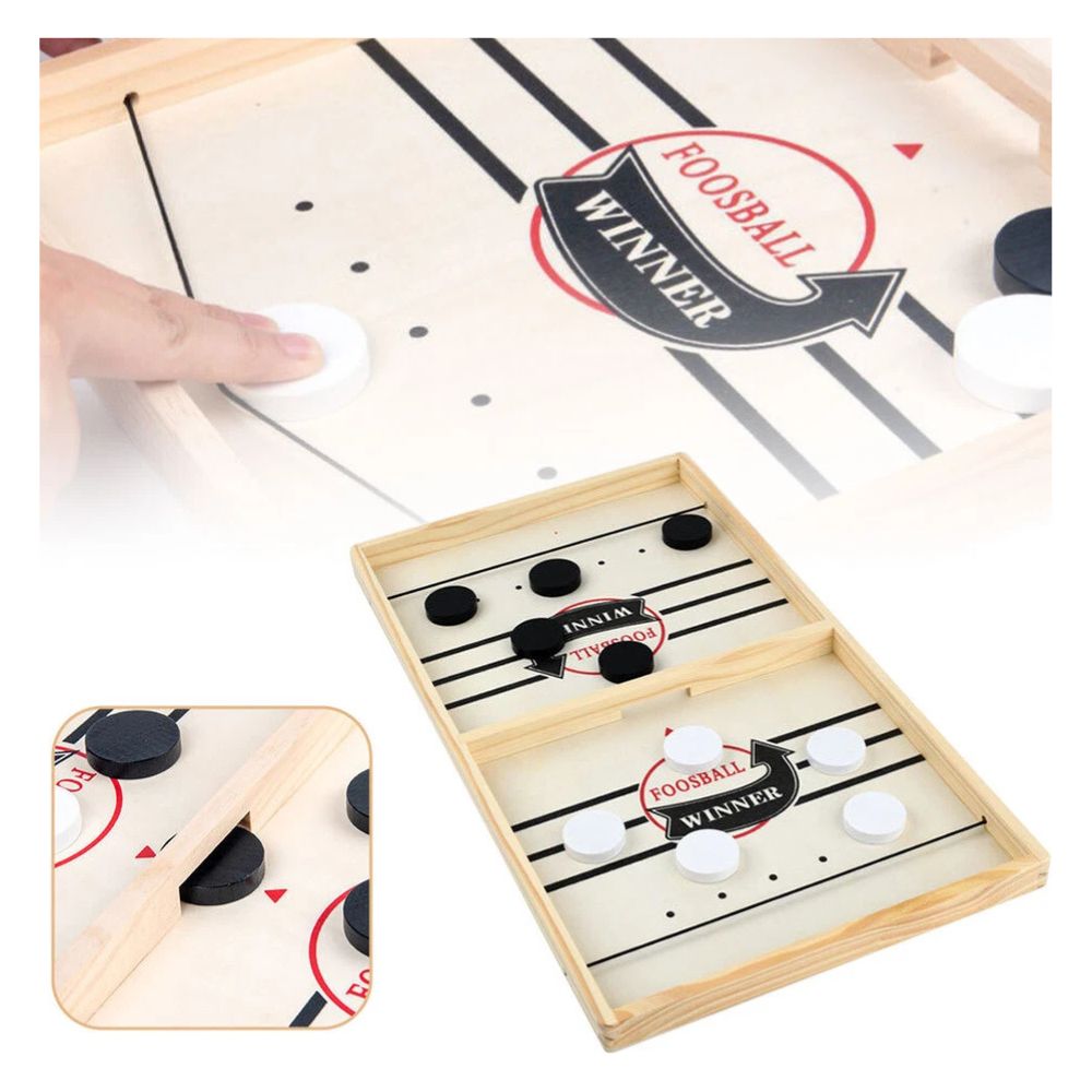 Foosball Board Game Slingshot Board Games For Adult, Super Winner Sling Puck