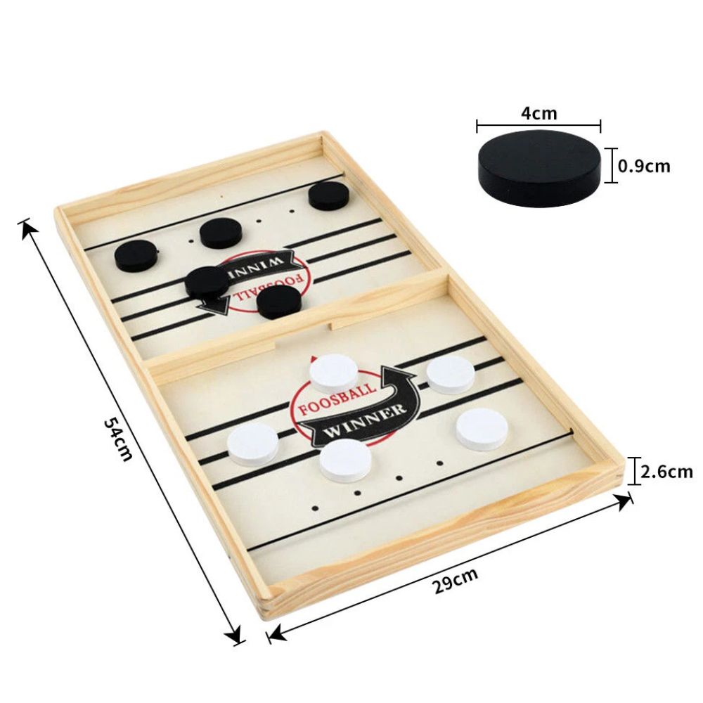 Foosball Board Game Slingshot Board Games For Adult, Super Winner Sling Puck