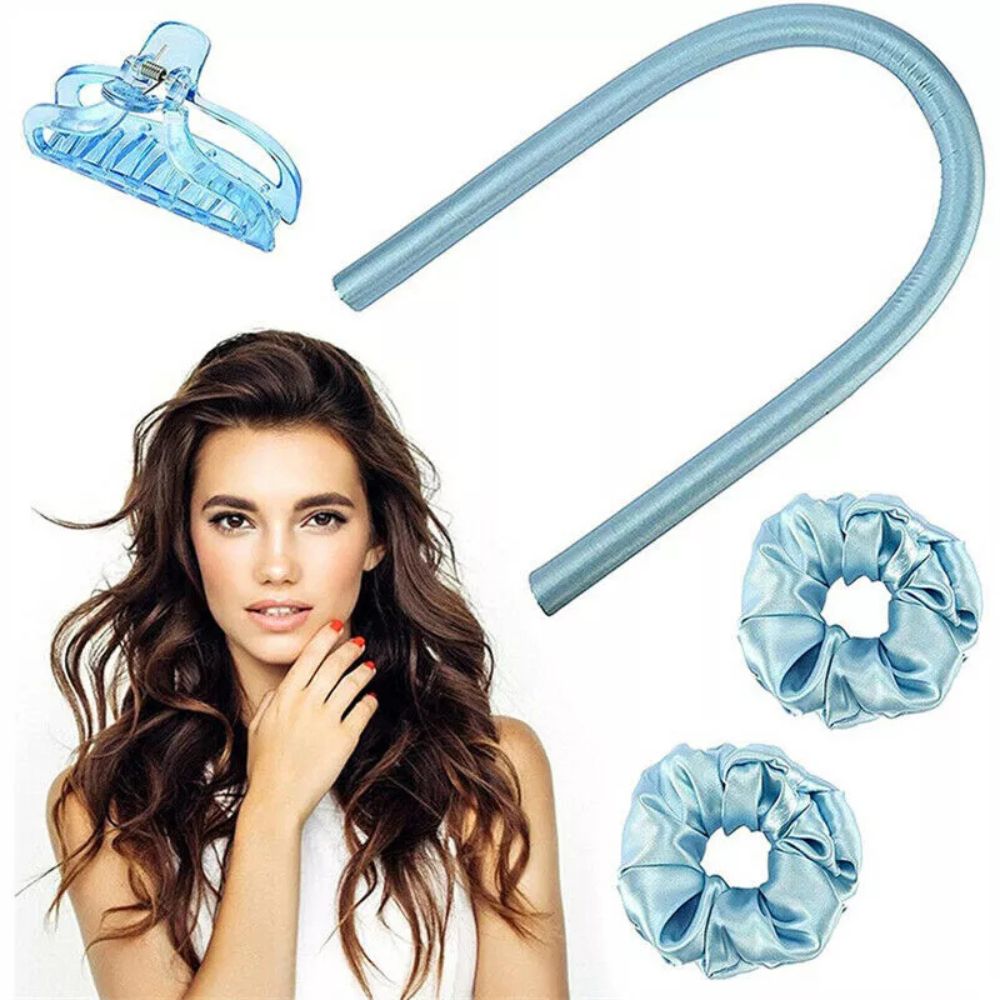 Heatless Curler Sets Curling Rod Headband Silk Curling Ribbon Hair Roller Lazy