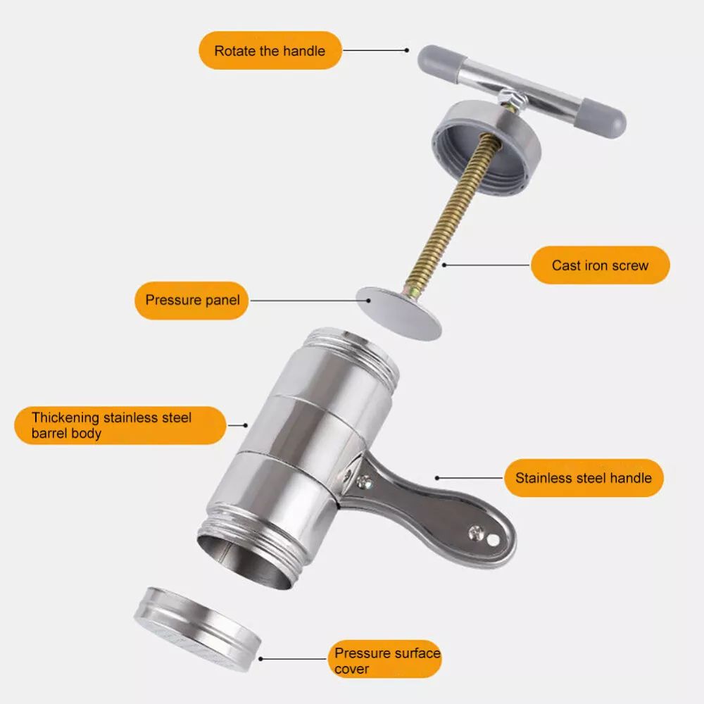 Kitchen Noodle Maker Machine Stainless Steel Pasta Press Fruit Juicer Spaghetti
