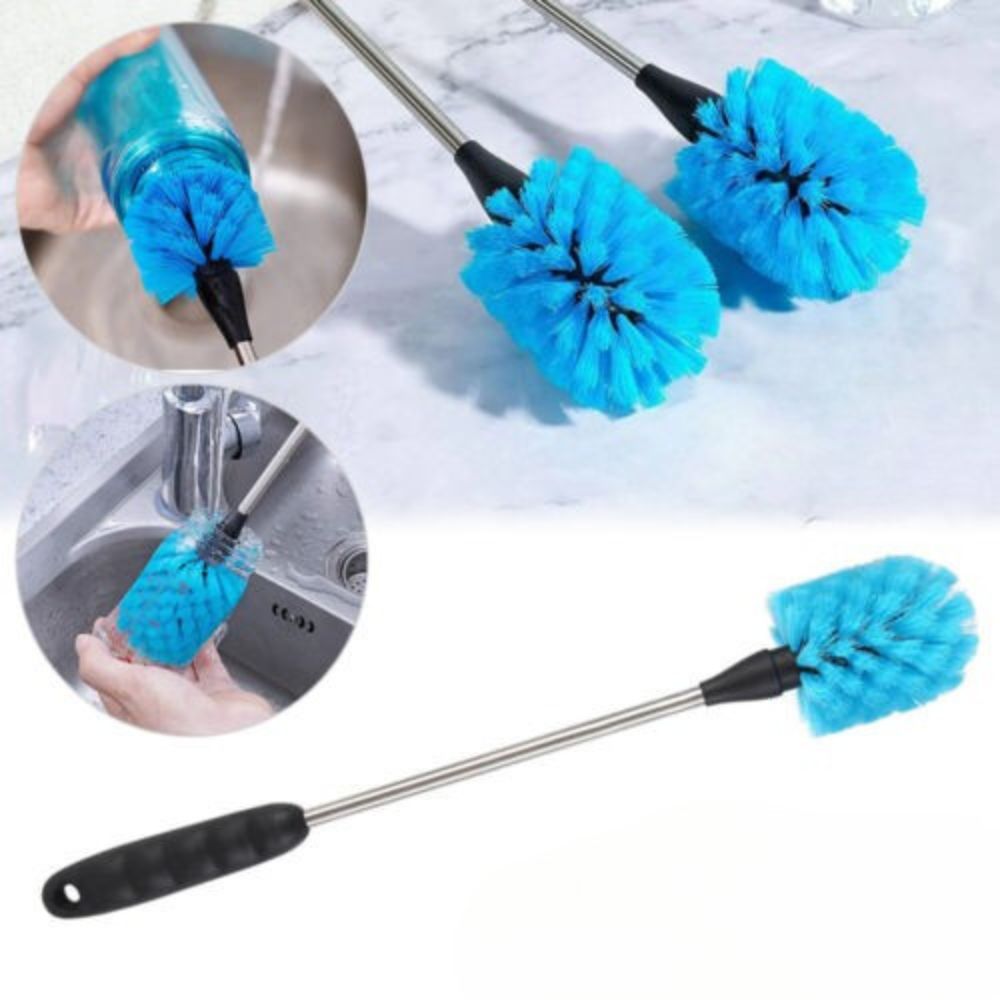 Long Handle Water Bottle Brush Kitchen Flexible Cleaning Baby Bottles Jars