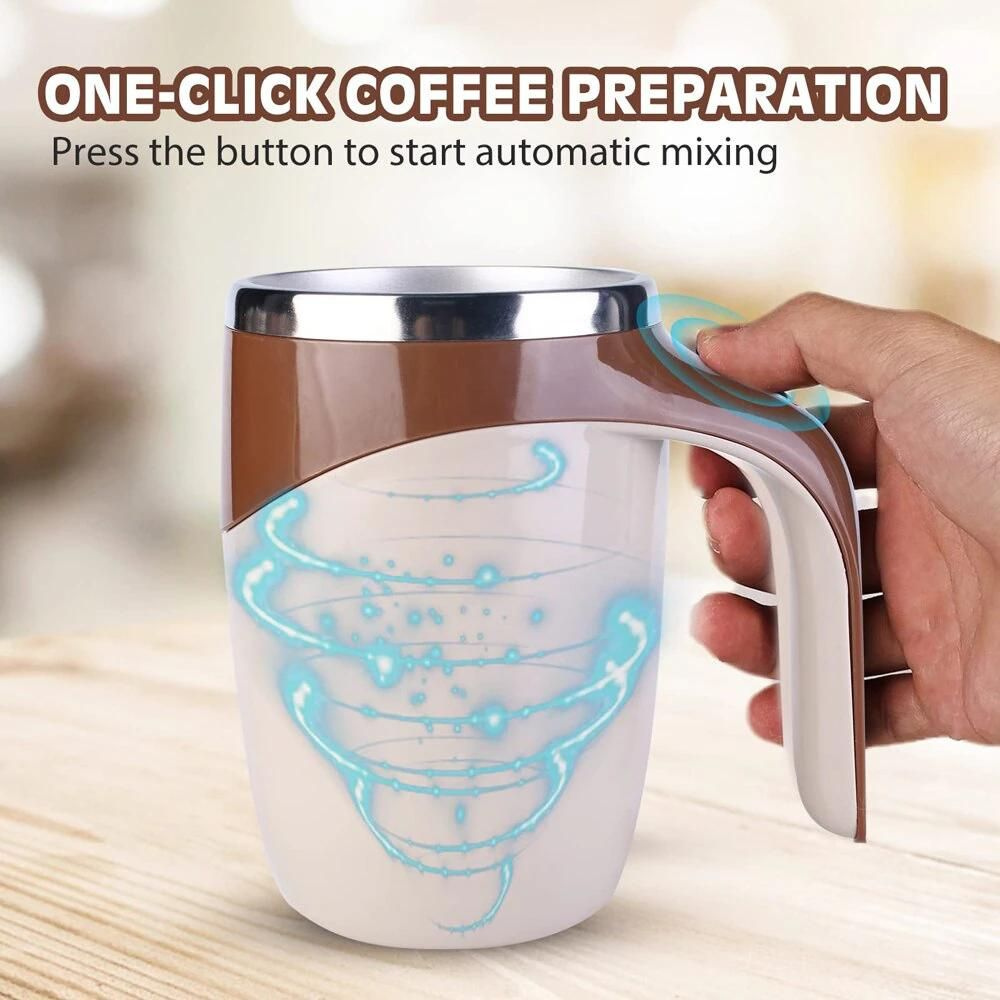 Magnetic Electric Rechargeable Automatic Self Stirring Mixing Mug Cup