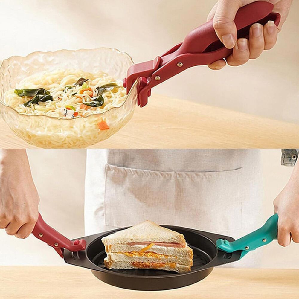 Anti-Scald Bowl Holder Clip for Kitchen Silicone Non-Slip Multi-Purpose