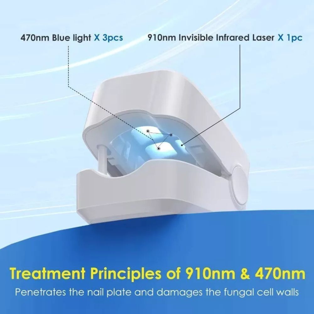 Nail Fungus Removal Therapy Device Treatment Cleaning Laser Toenail Fingernail