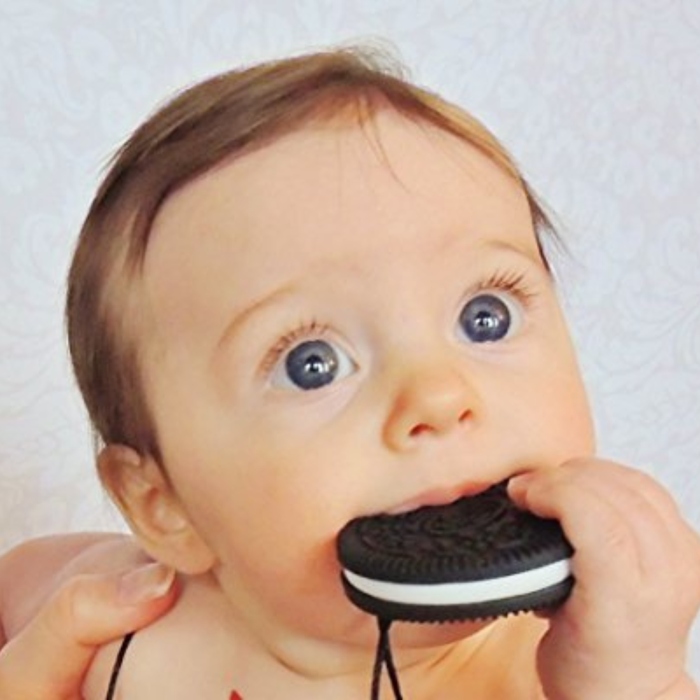 Oreo Sensory Chew Necklace For Biting, Teething, Autism, ADHD & Fidgeting