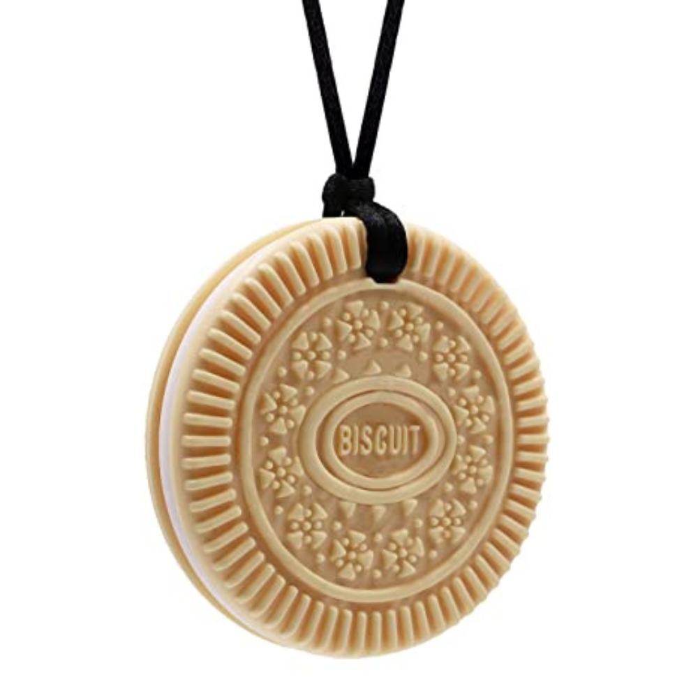 Oreo Sensory Chew Necklace For Biting, Teething, Autism, ADHD & Fidgeting