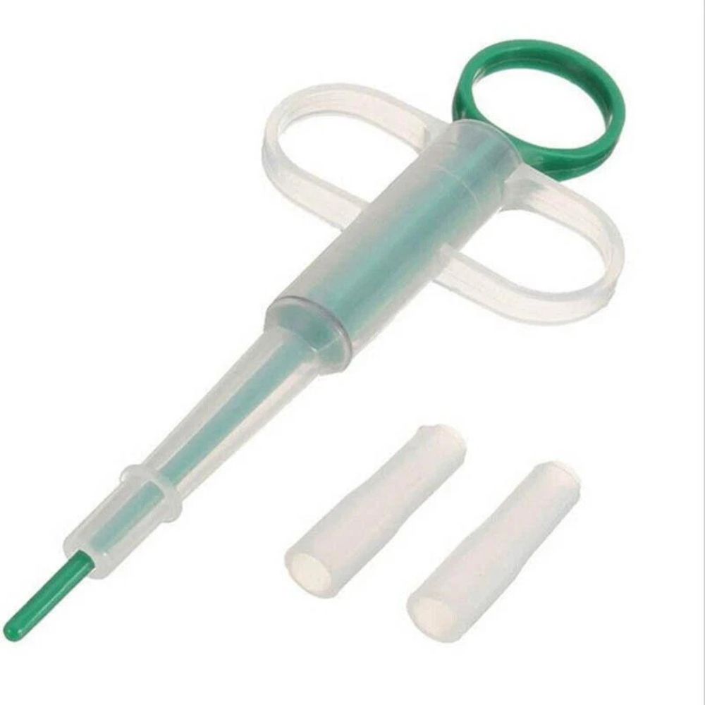 Pet Pill Dispenser Pusher Syringe Popper Dog Cat Capsule Tablet Piller Feeding