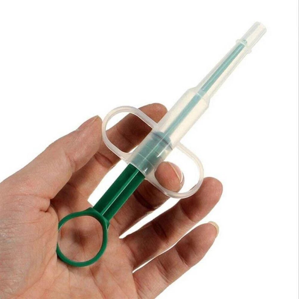 Pet Pill Dispenser Pusher Syringe Popper Dog Cat Capsule Tablet Piller Feeding