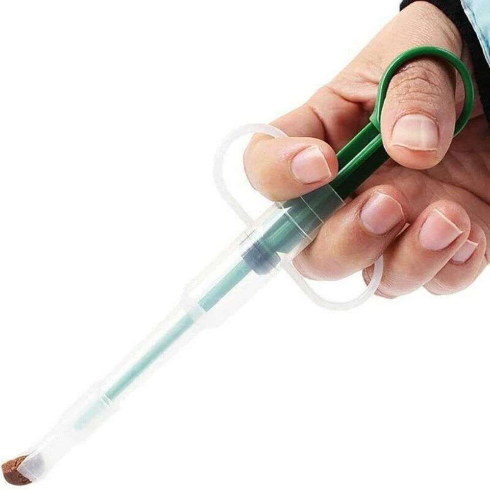 Pet Pill Dispenser Pusher Syringe Popper Dog Cat Capsule Tablet Piller Feeding