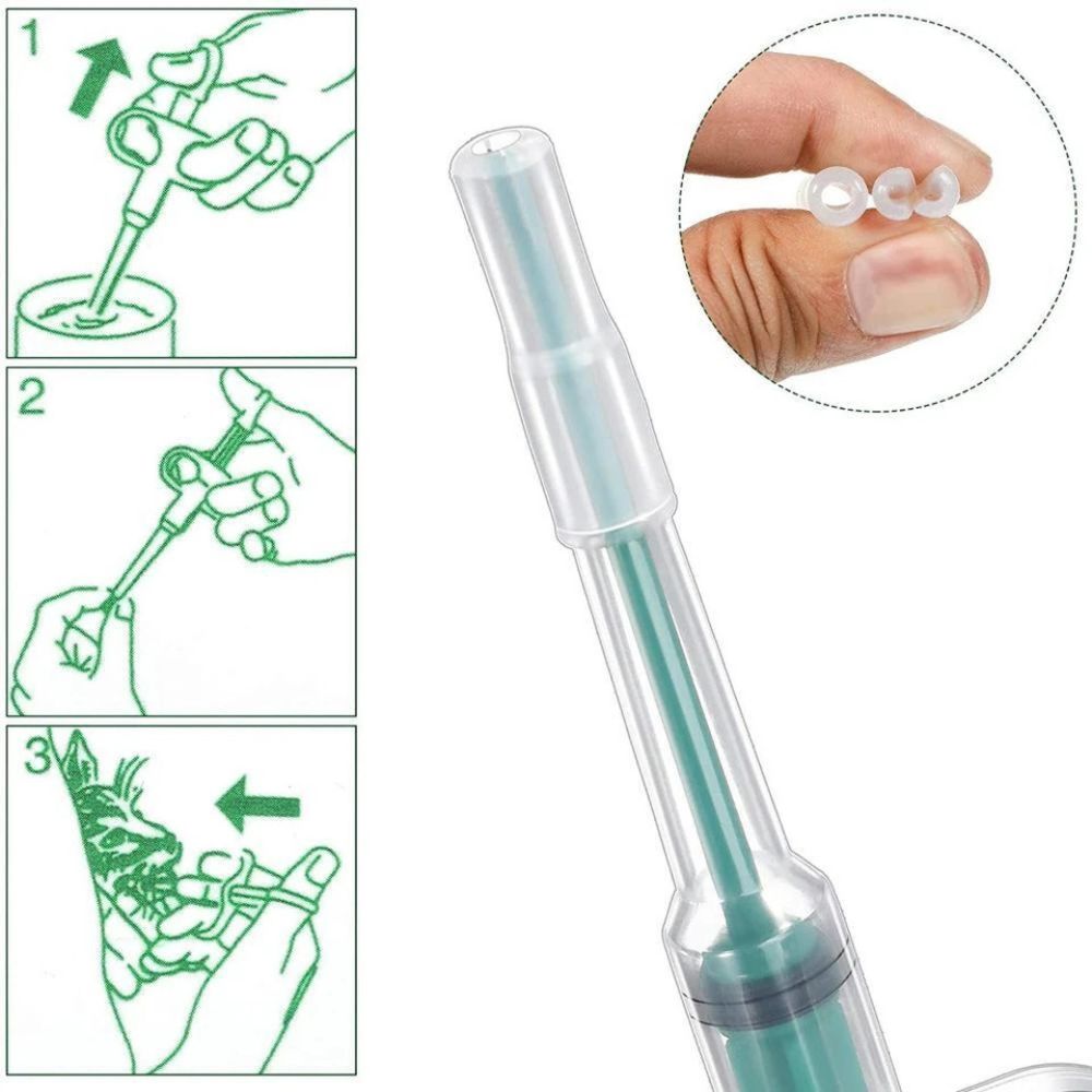 Pet Pill Dispenser Pusher Syringe Popper Dog Cat Capsule Tablet Piller Feeding