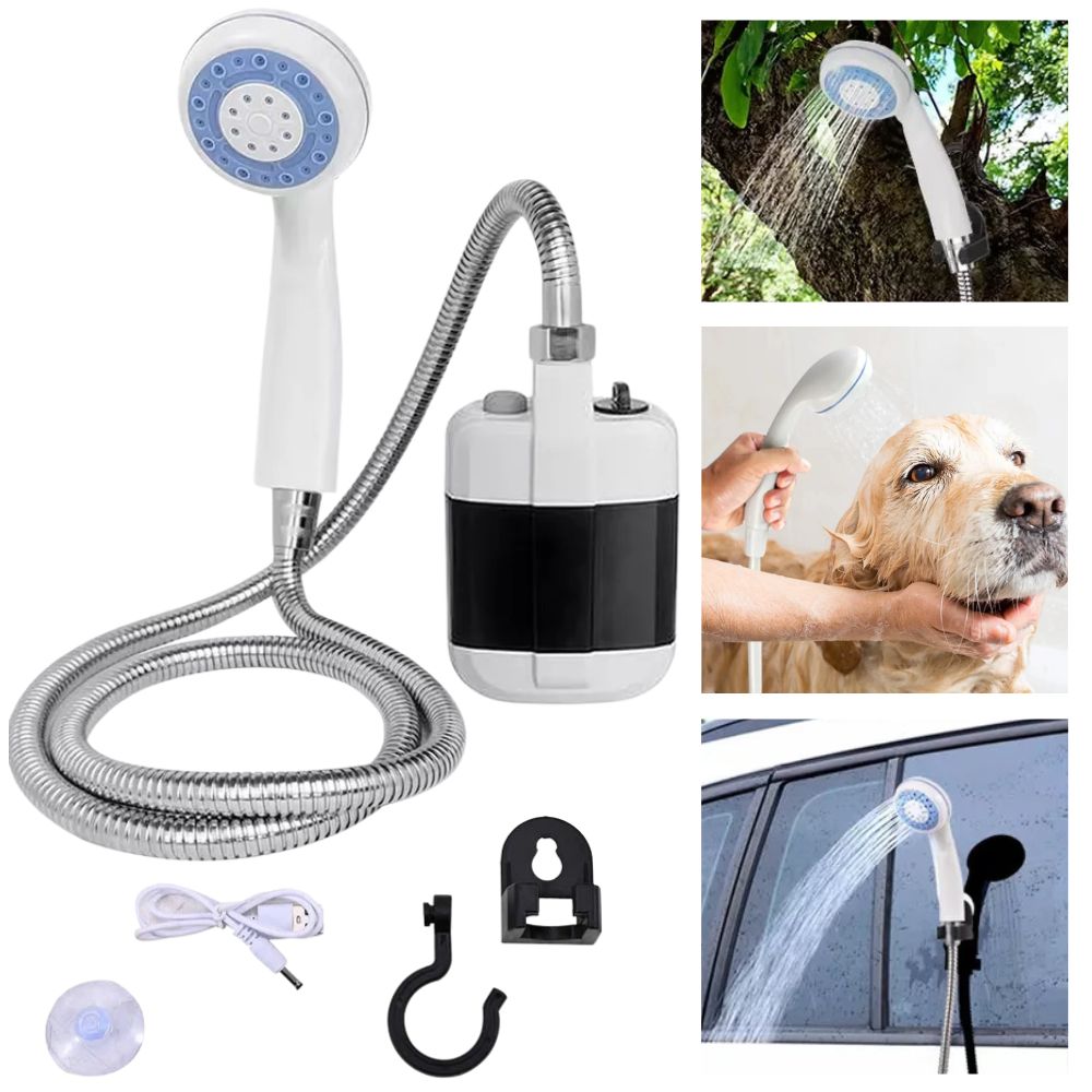 Portable Rechargeable Shower Pump Mobile Camping USB Electric Shower Outdoor