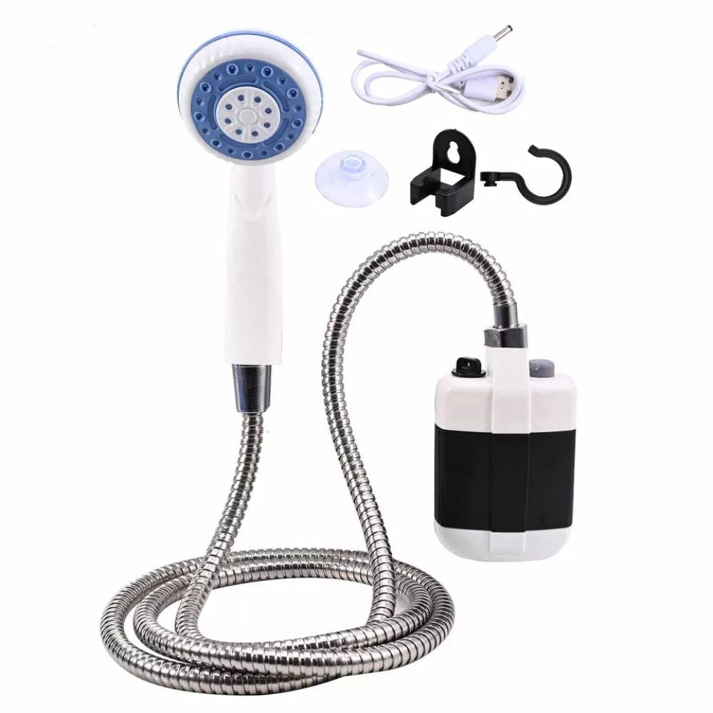 Portable Rechargeable Shower Pump Mobile Camping USB Electric Shower Outdoor