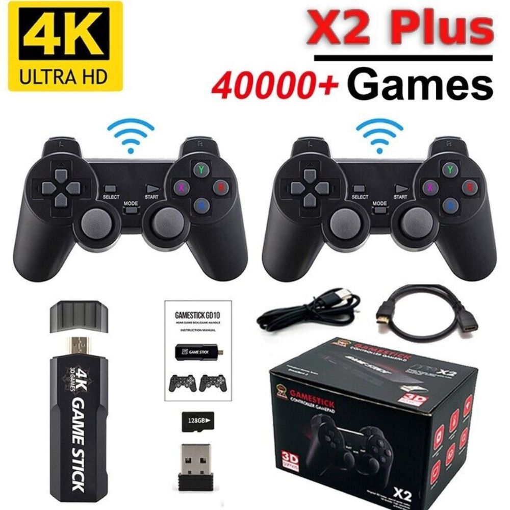 With upgraded wireless controllers and 40000+ games, this retro console will provide endless entertainment.