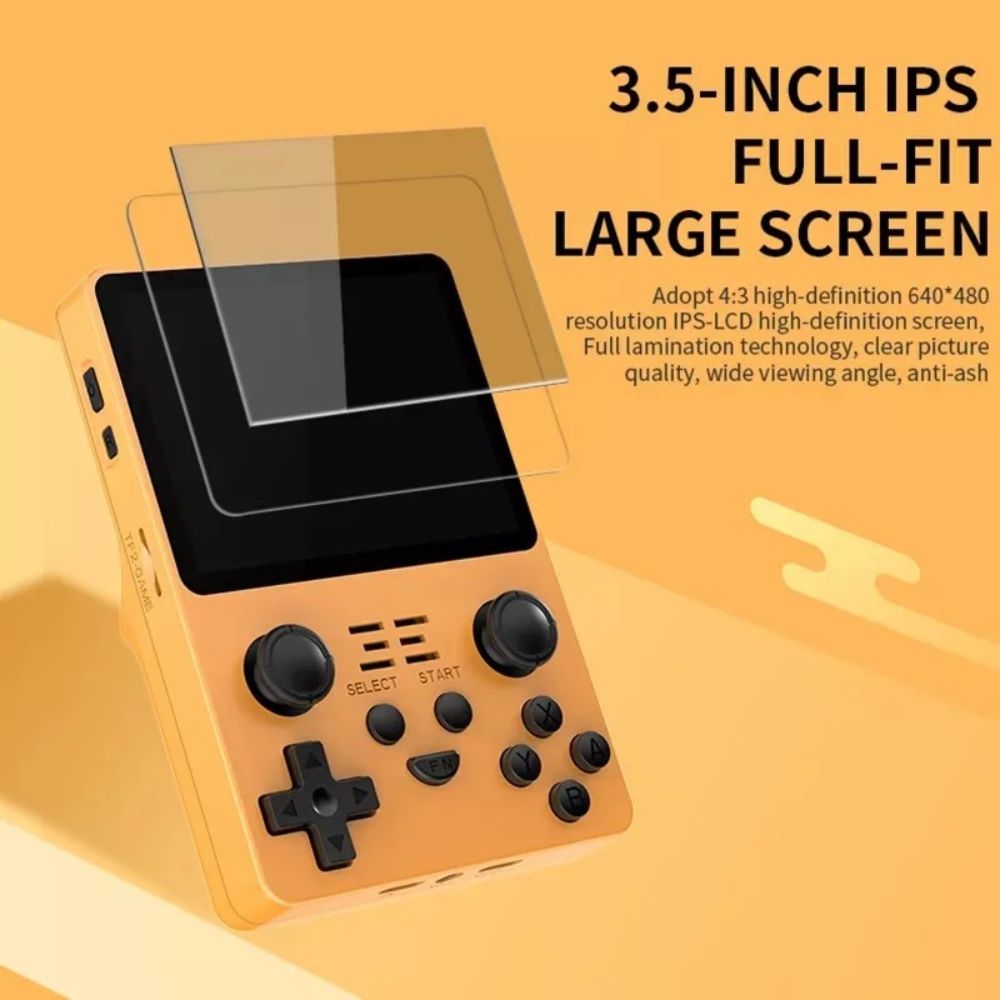 Enjoy the vibrant colors and crisp graphics on the 3.5 inch IPS screen.