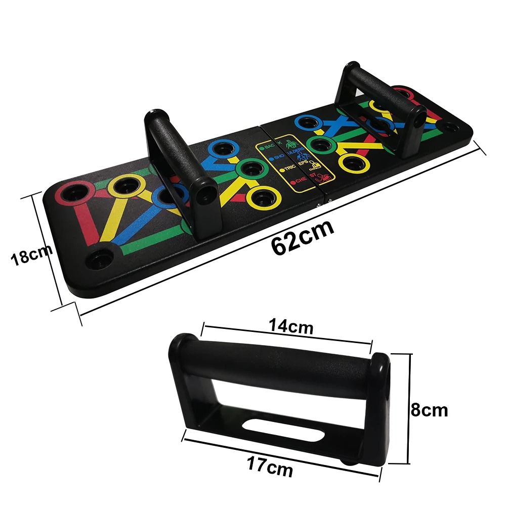 Push Up Board Rack Bar Grip Handle Gym Workout Fitness Stand Band Muscle Train