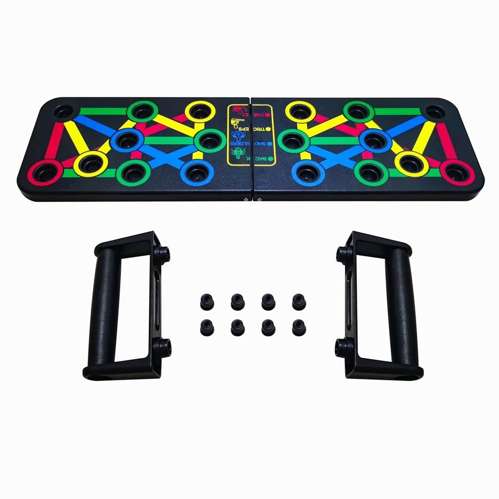 Push Up Board Rack Bar Grip Handle Gym Workout Fitness Stand Band Muscle Train
