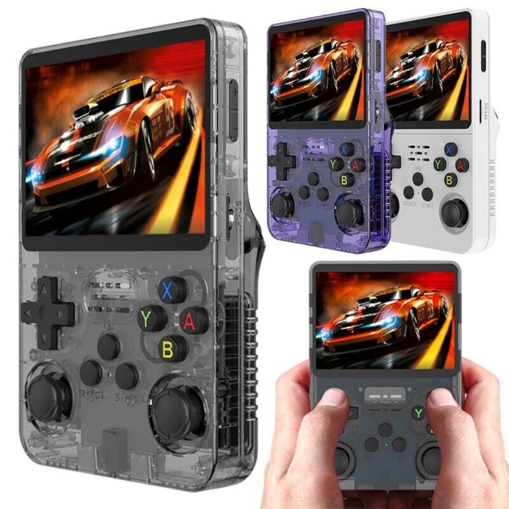 R36S Retro Handheld Video Game Console 3.5" IPS Screen Linux System Open Source