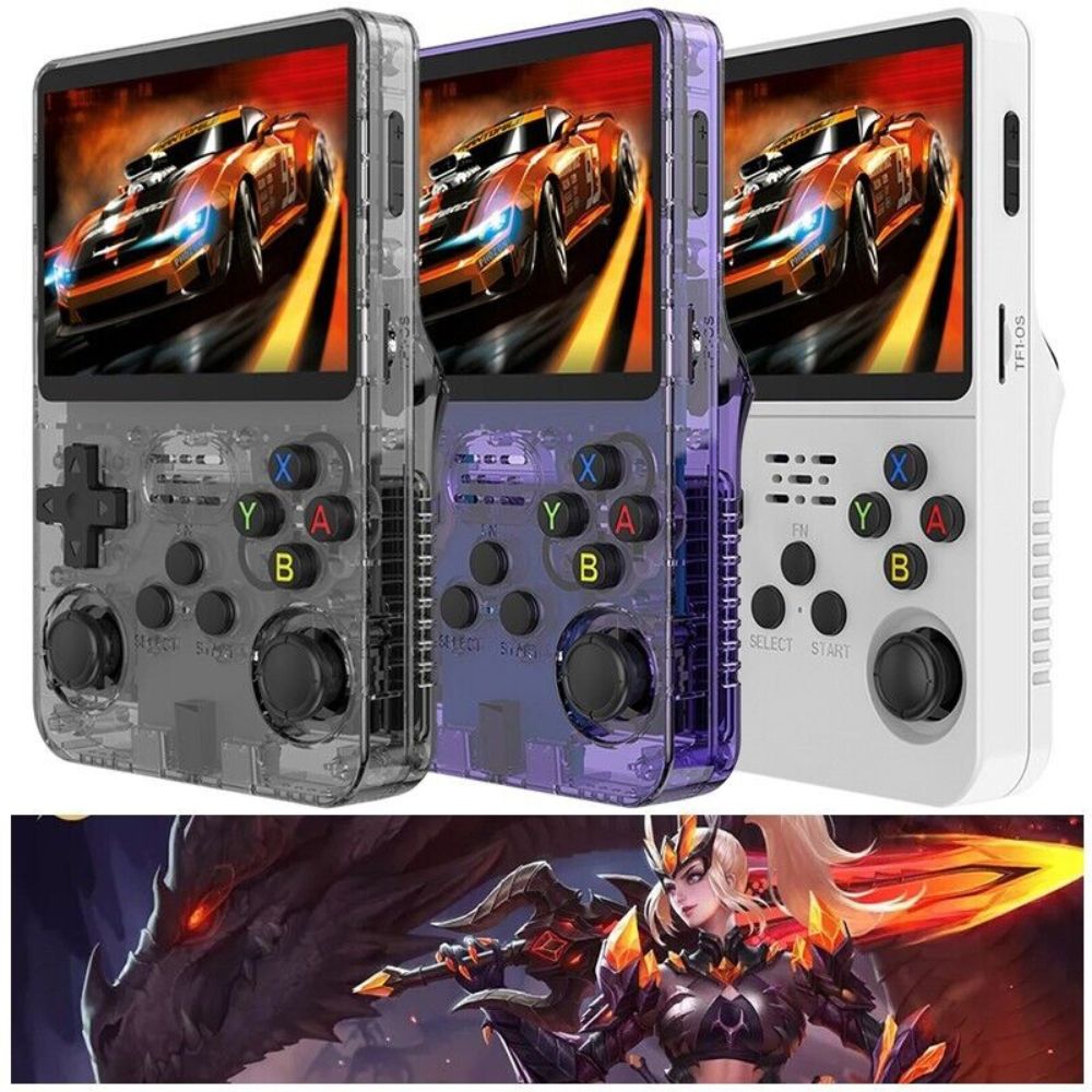 R36S Retro Handheld Video Game Console 3.5" IPS Screen Linux System Open Source