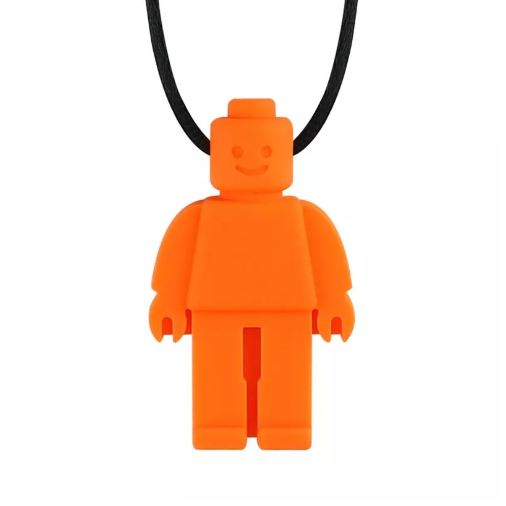 Robot Sensory Chew Necklace For Biting, Teething, Autism, ADHD & Fidgeting