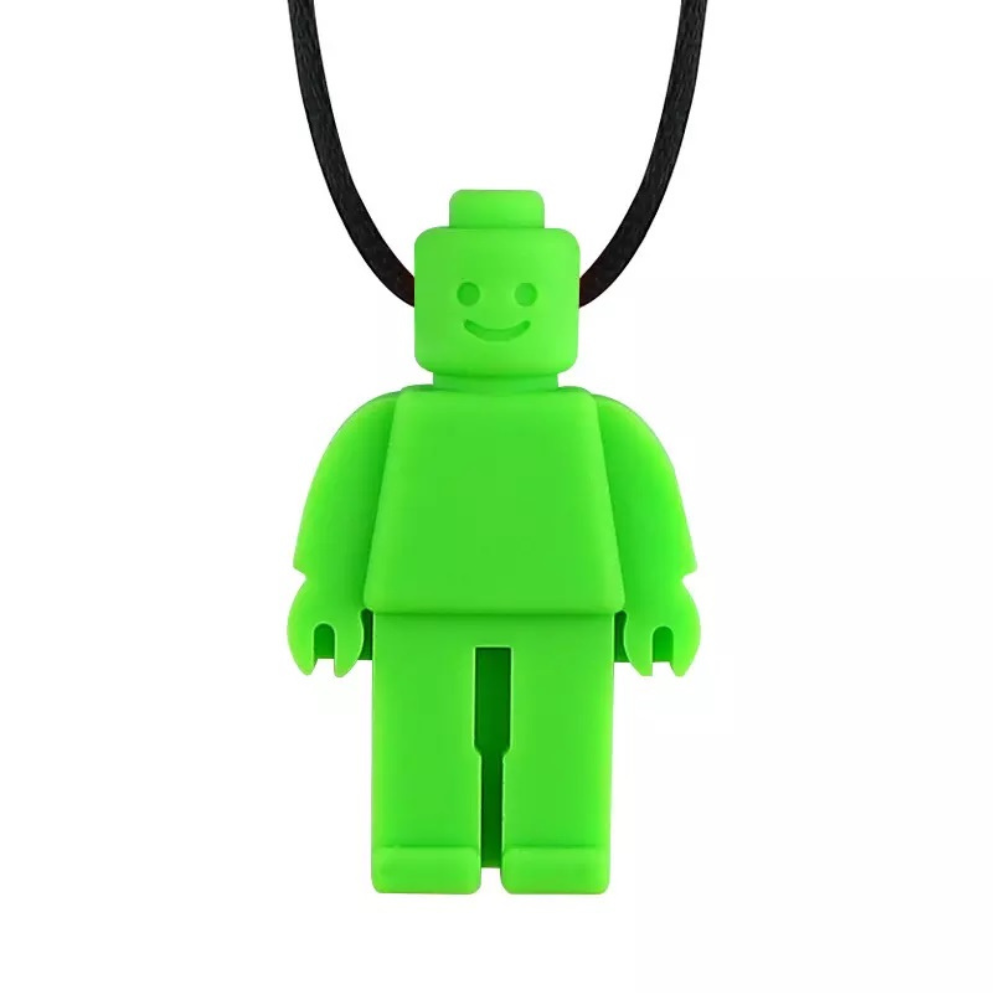 Robot Sensory Chew Necklace For Biting, Teething, Autism, ADHD & Fidgeting