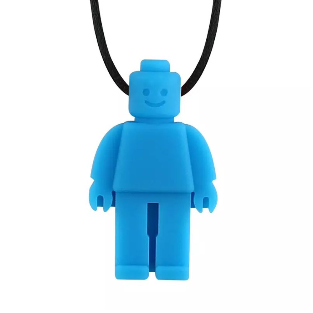 Robot Sensory Chew Necklace For Biting, Teething, Autism, ADHD & Fidgeting