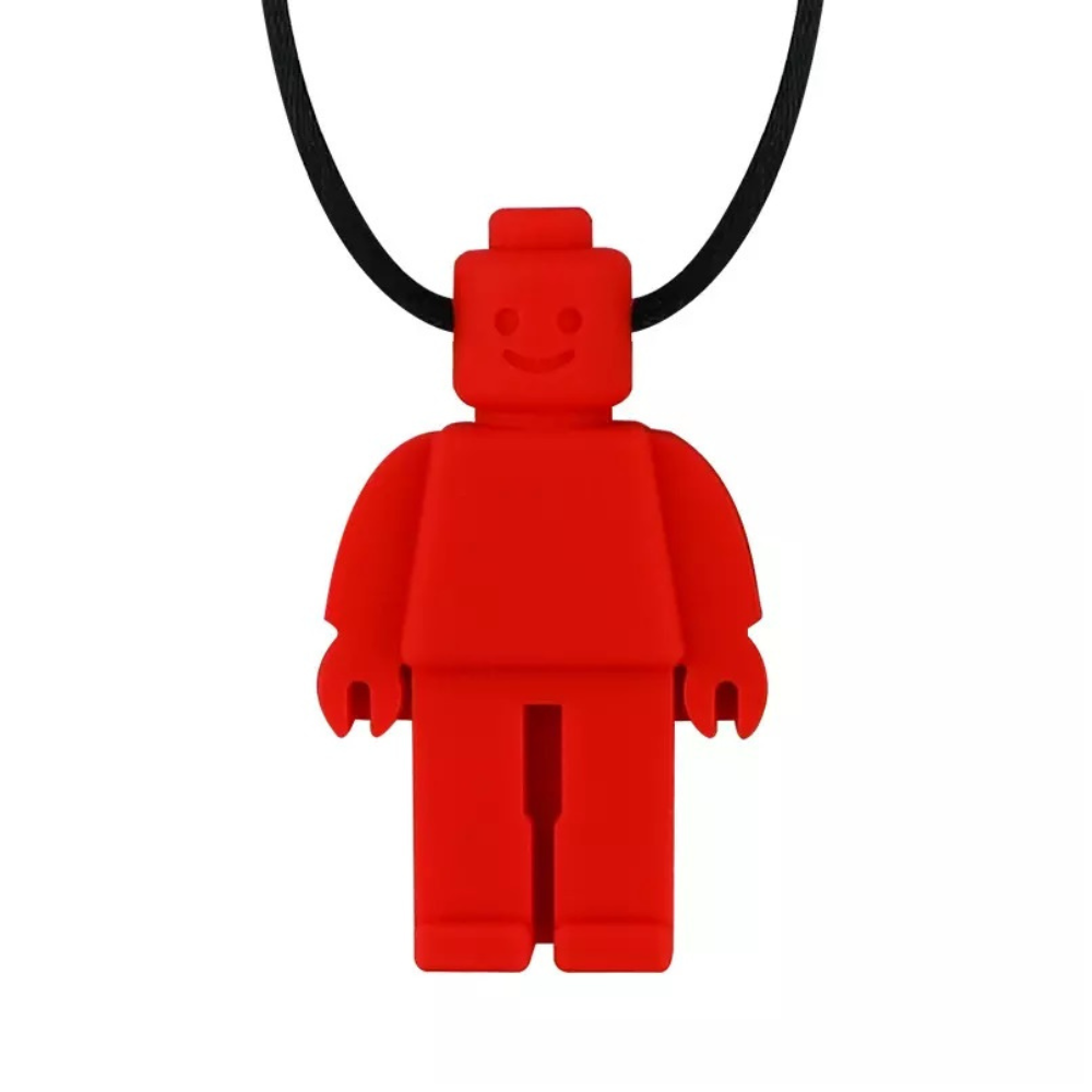 Robot Sensory Chew Necklace For Biting, Teething, Autism, ADHD & Fidgeting