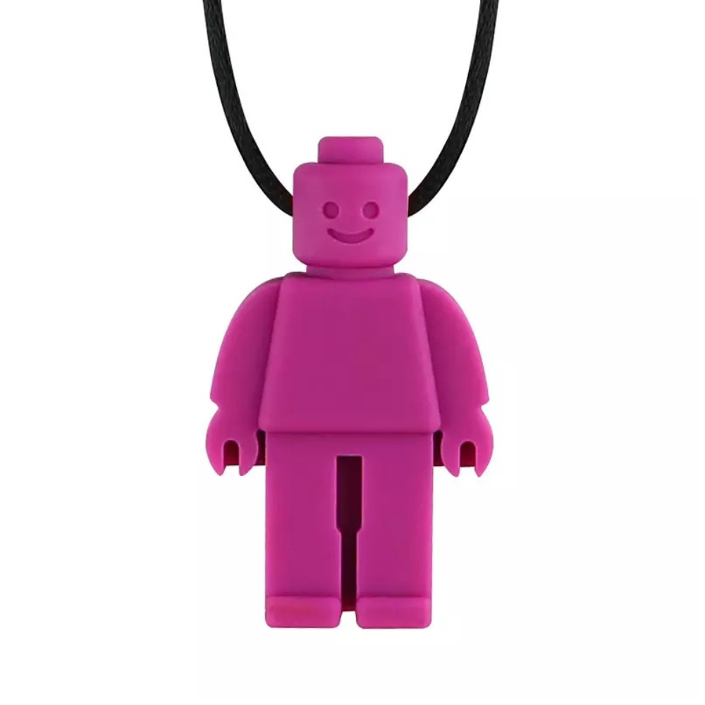 Robot Sensory Chew Necklace For Biting, Teething, Autism, ADHD & Fidgeting