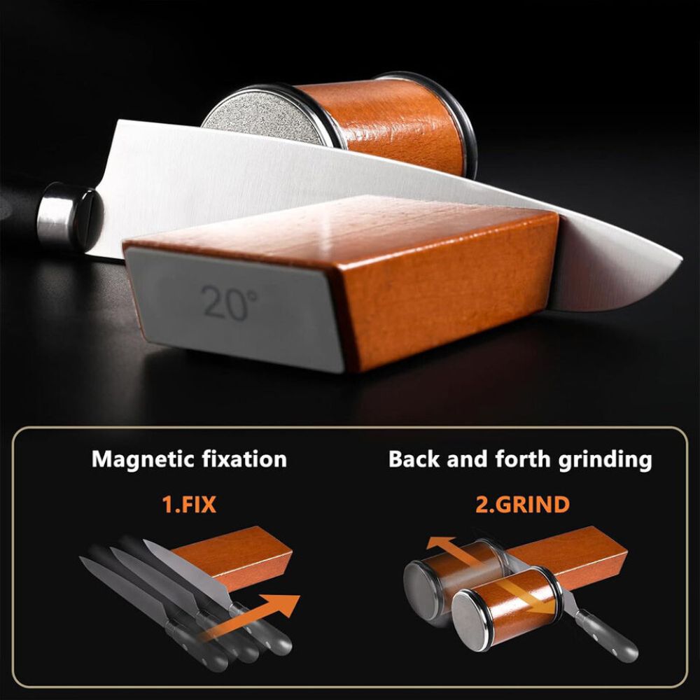 Rolling Knife Sharpening System Sharpener Made Easy 2/4/5 Angles Degree Sharpen