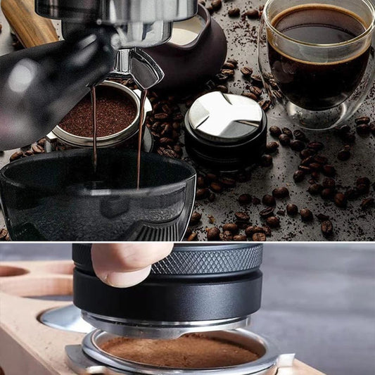 Stainless steel espresso coffee tamper