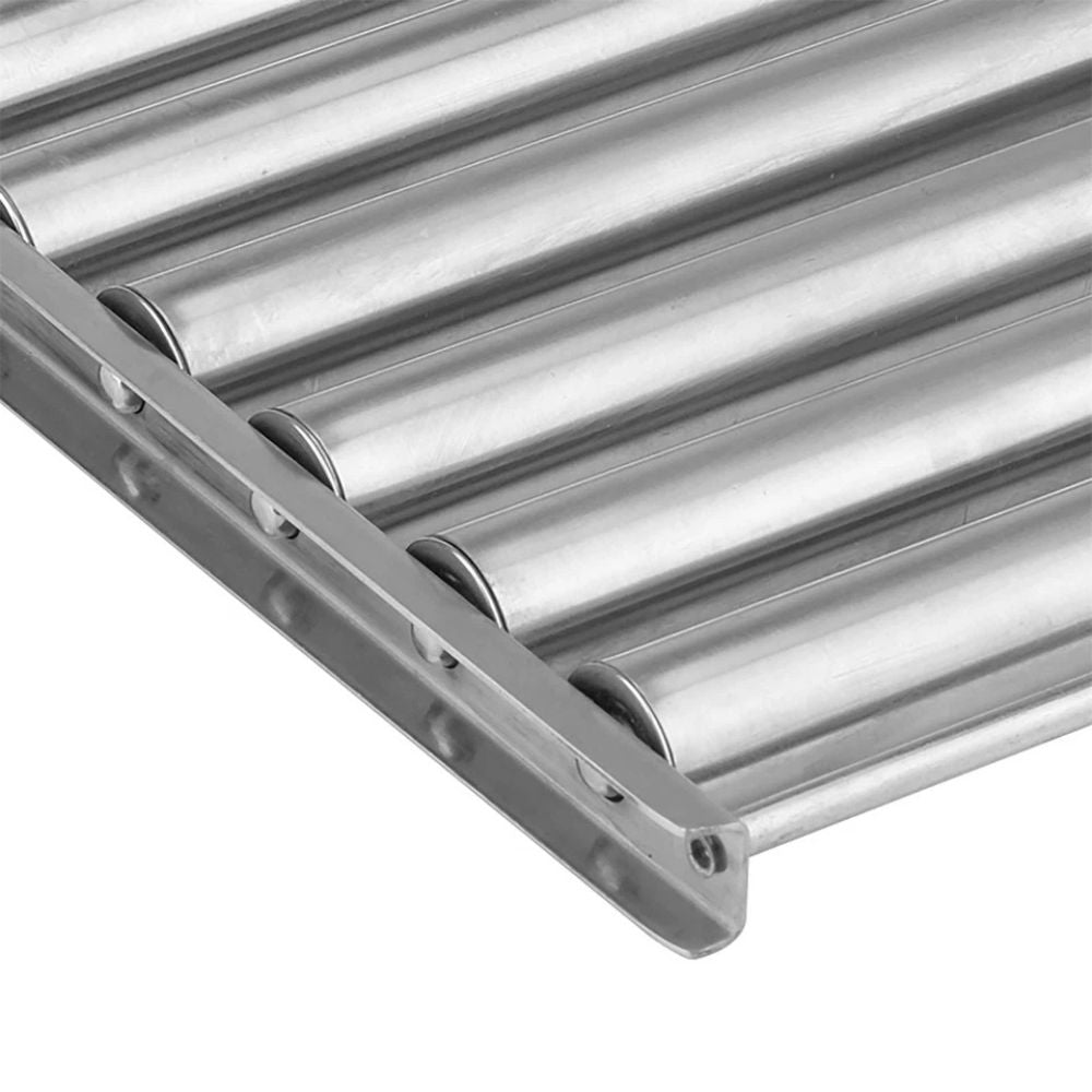 Stainless Steel Hot Dog Roller Sausage Roller Wood Handle BBQ Hot Dog Griller