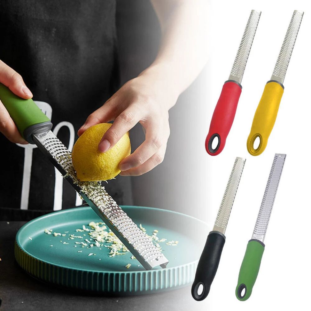 Stainless Steel Lemon Nutmeg Cheese Grater Hand Tool Zesters Slicer