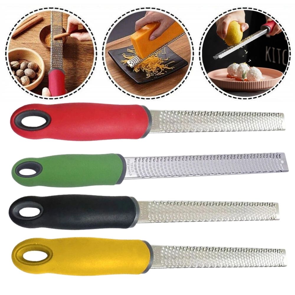 Stainless Steel Lemon Nutmeg Cheese Grater Hand Tool Zesters Slicer