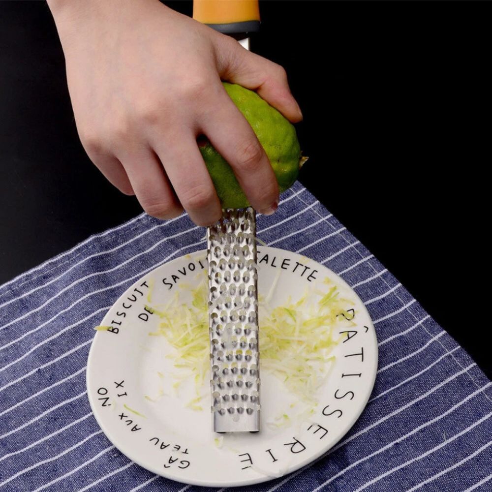Stainless Steel Lemon Nutmeg Cheese Grater Hand Tool Zesters Slicer