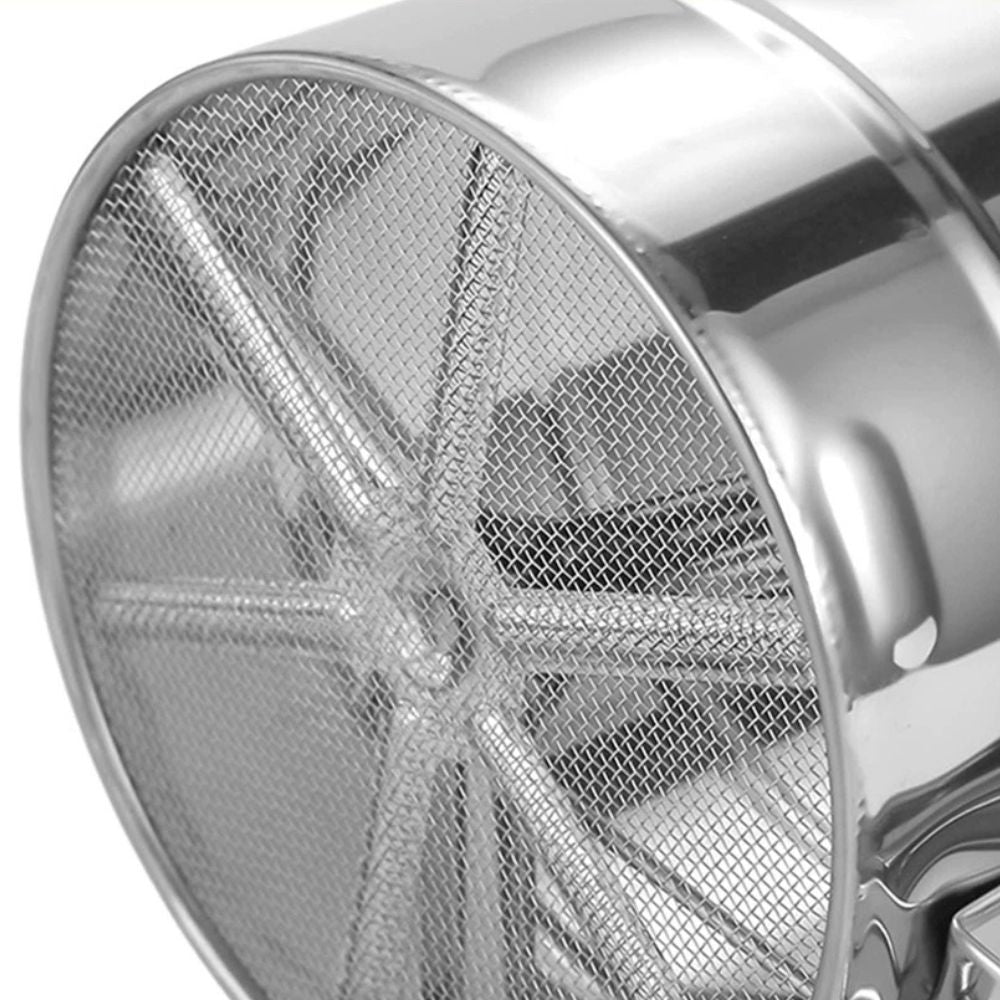 Stainless Steel Mesh Flour Sifter Baking Icing Sieve Strainer Cup Sugar Shaker