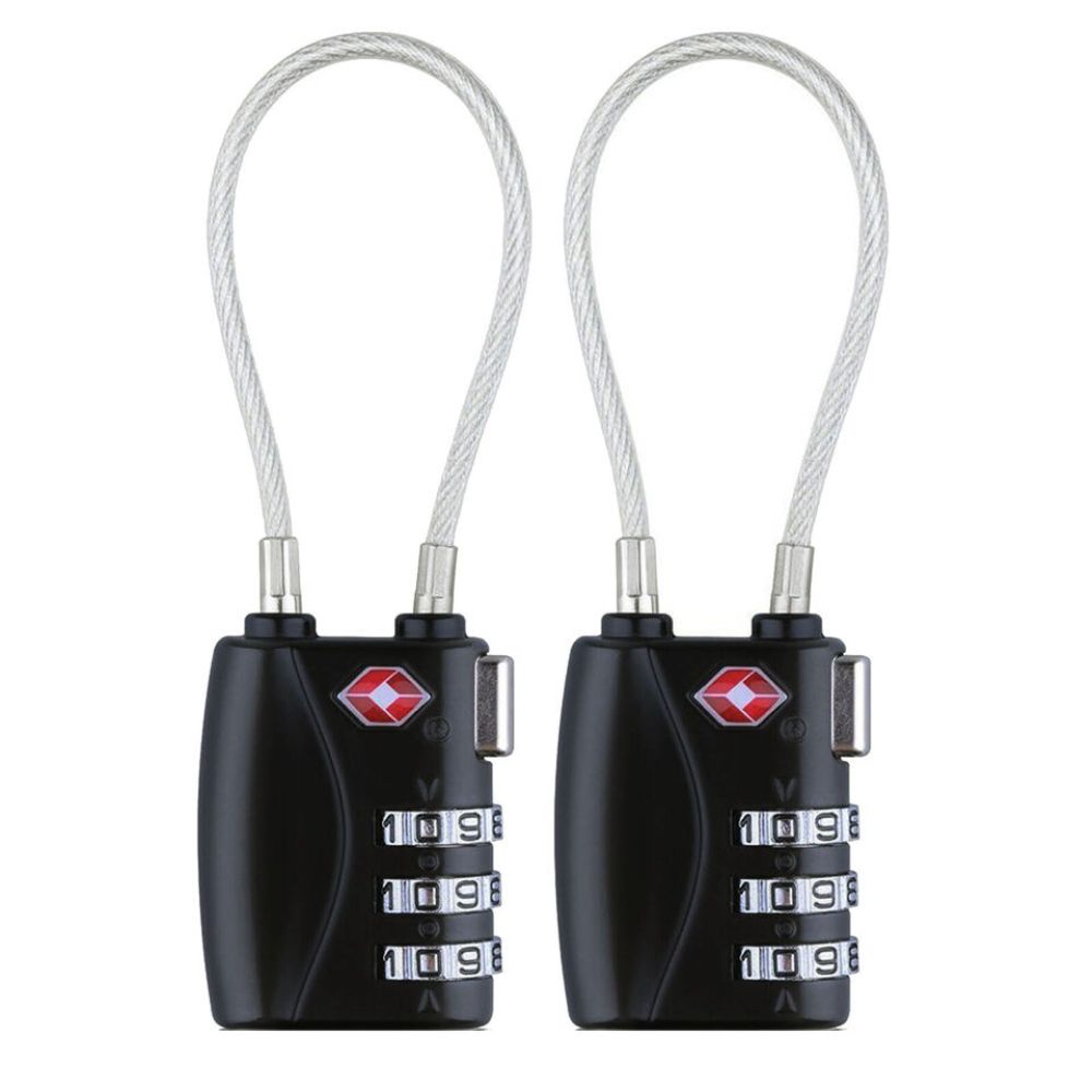 TSA Security 3 Combination Travel Suitcase Code Lock Padlock Luggage Bag